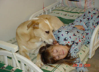 BUCHANANFPC PHOTO (RENEGADE AND SAHRA WISE IN RENE'S TODDLER BED)